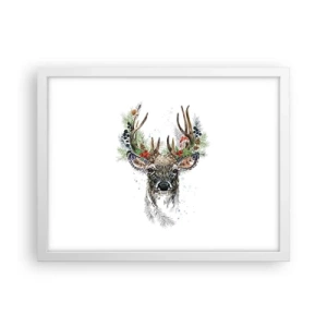 Poster în ramă albă - În ținută festivă - 40x30 cm