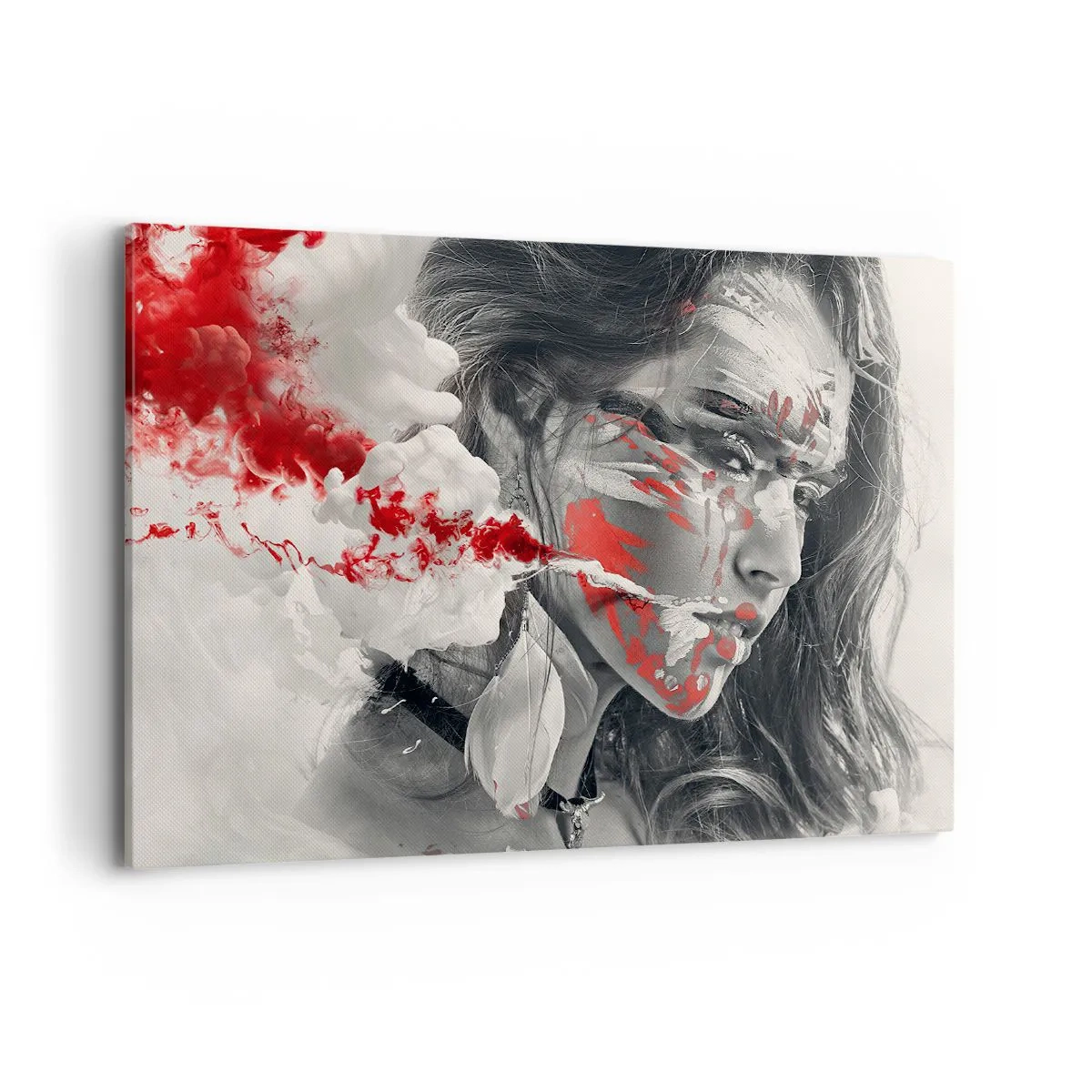 Tablou pe pânză - În aburul absurdului - 100x70 cm