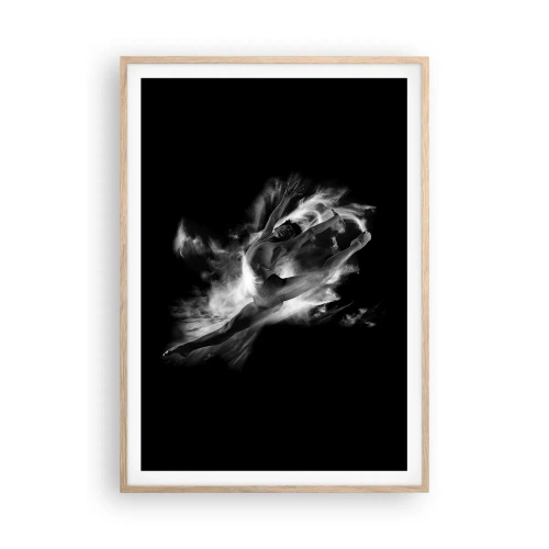 Poster în ramă de stejar deschis - Oprit în zbor - 70x100 cm