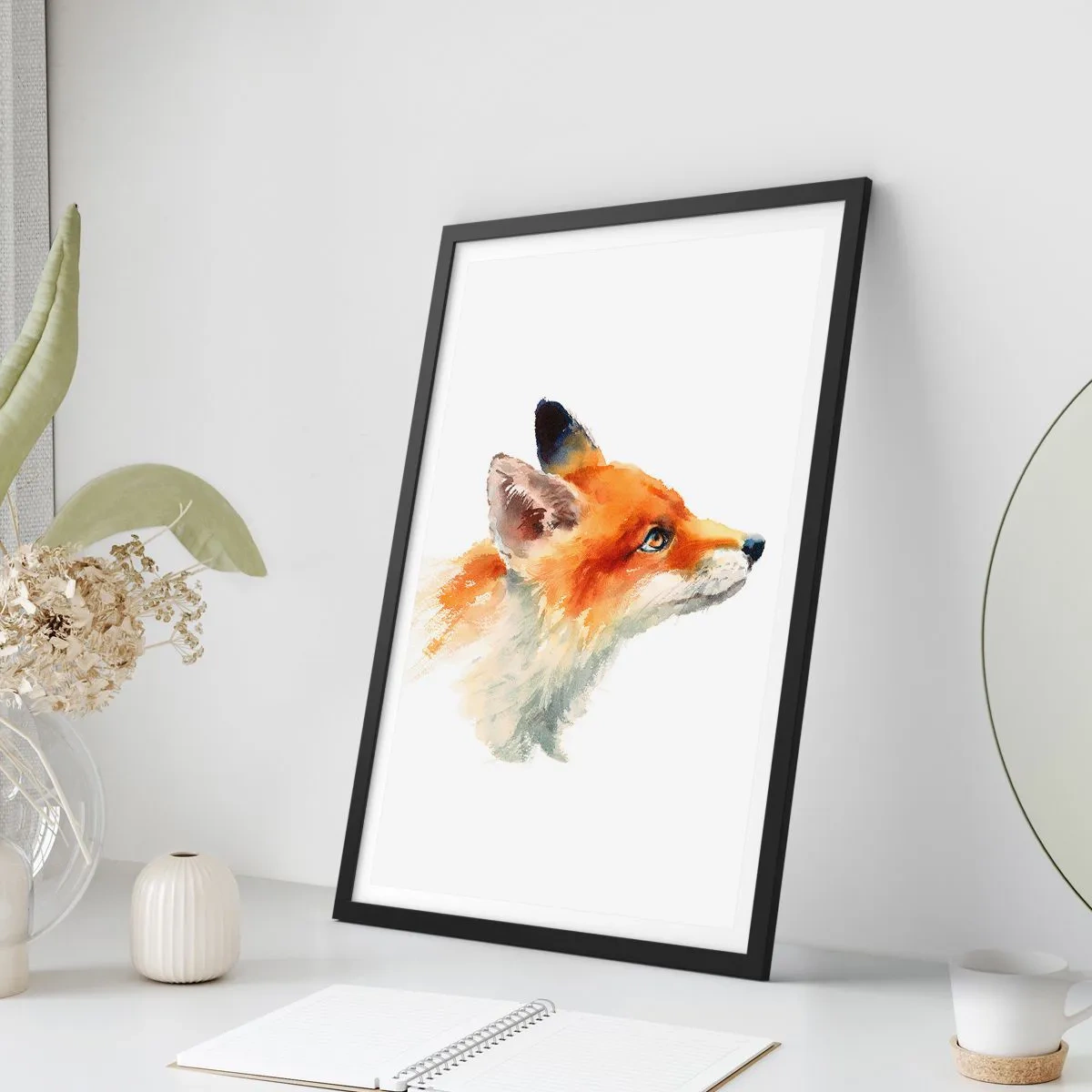 Poster în ramă neagră - Nu poți fi niciodată prea atent - 40x50 cm