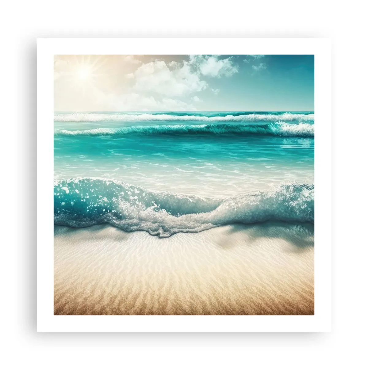 Poster - Calmul oceanului - 60x60 cm
