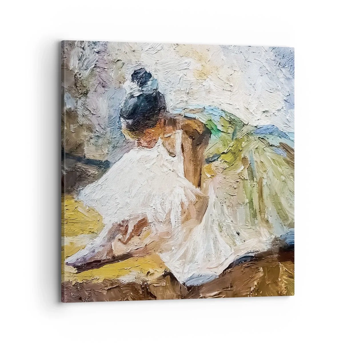 Tablou pe pânză - Dintr-un tablou de Degas - 70x70 cm