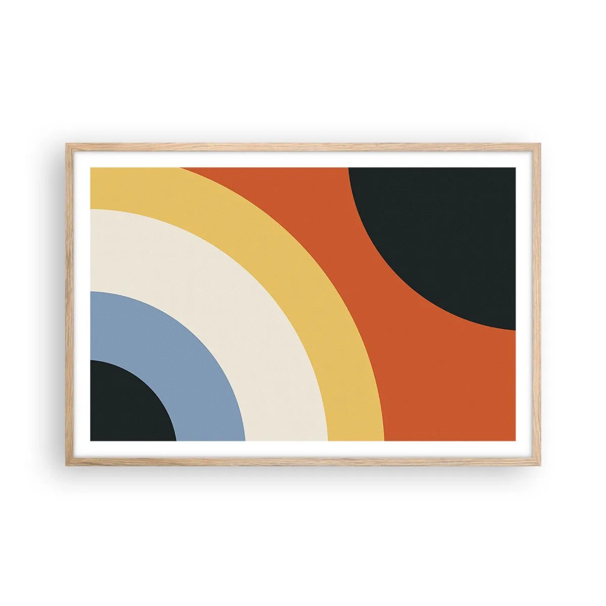 Poster în ramă de stejar deschis - Spre sine - 91x61 cm