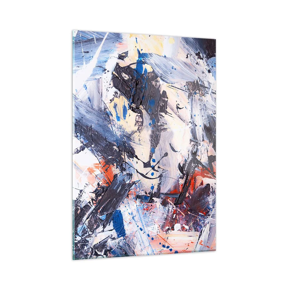 Tablou pe sticlă - Dansul nebun al abstracției - 50x70 cm
