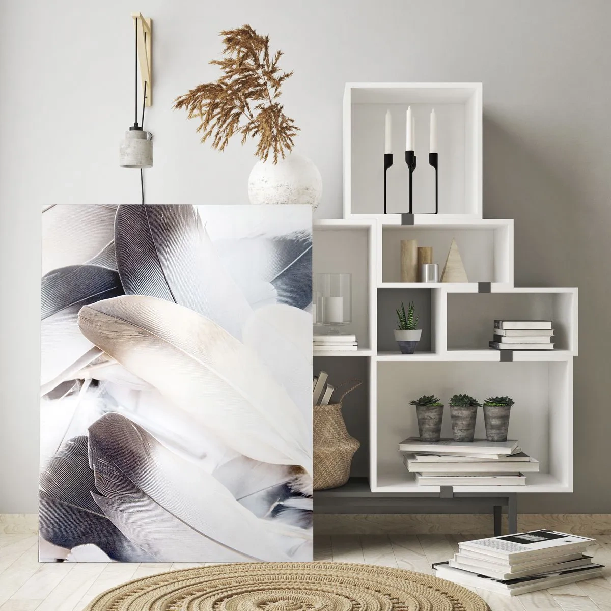 Tablou pe sticlă - Aproape angelice - 50x70 cm