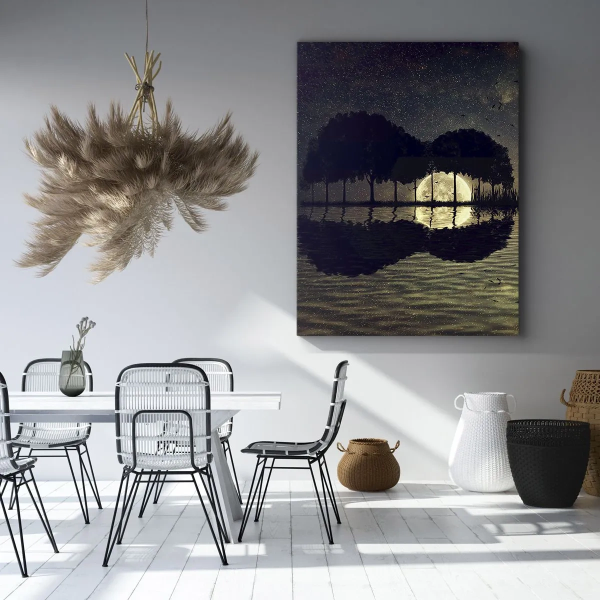 Tablou pe pânză - O noapte la capătul lumii - 50x70 cm
