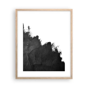 Poster în ramă de stejar deschis - Elemente: pământ - 40x50 cm