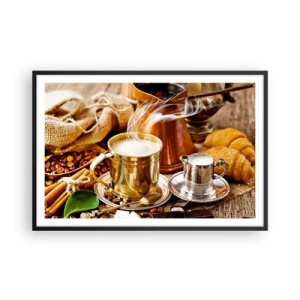 Poster în ramă neagră - O zi bună! - 91x61 cm