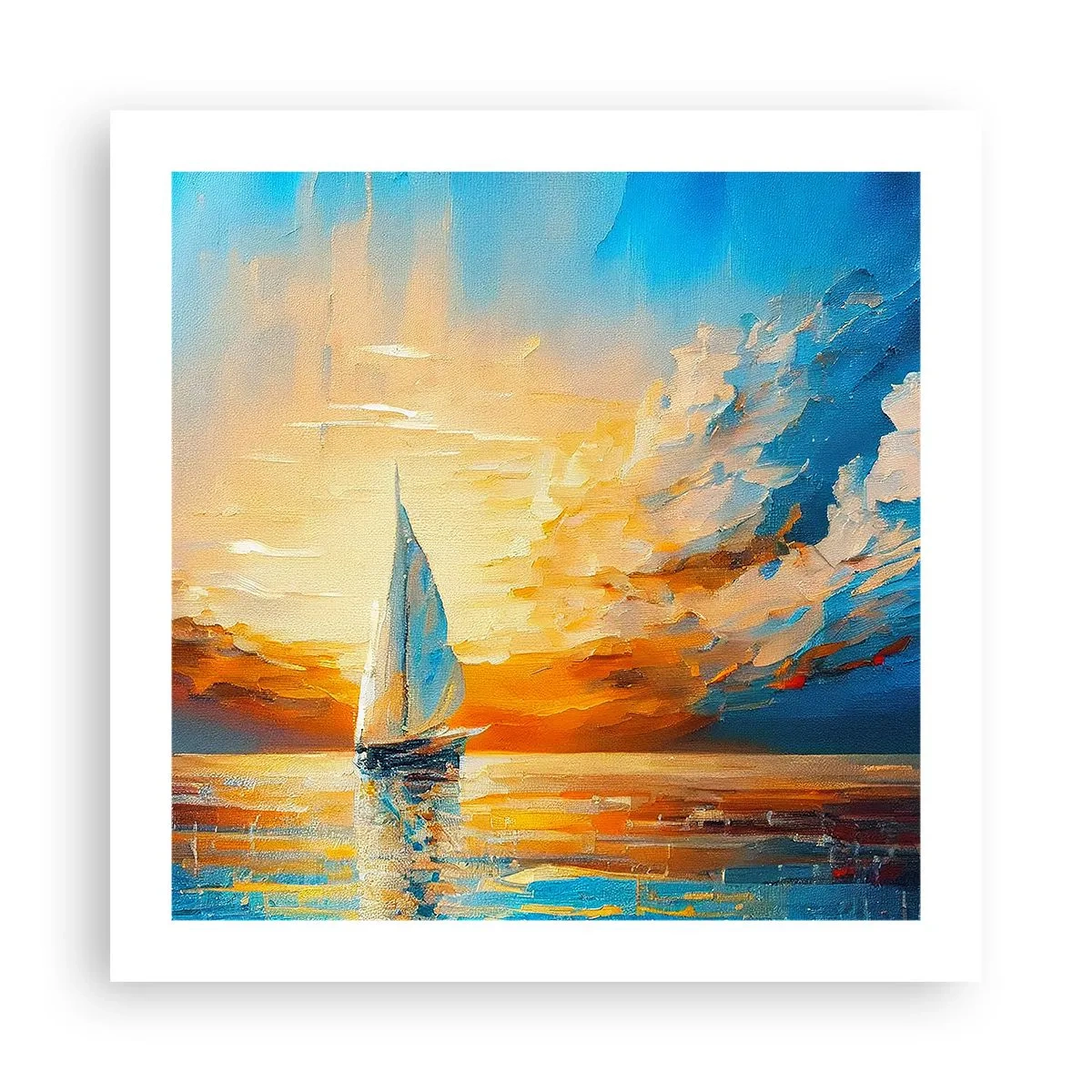Poster - Navigare prin aur - 50x50 cm