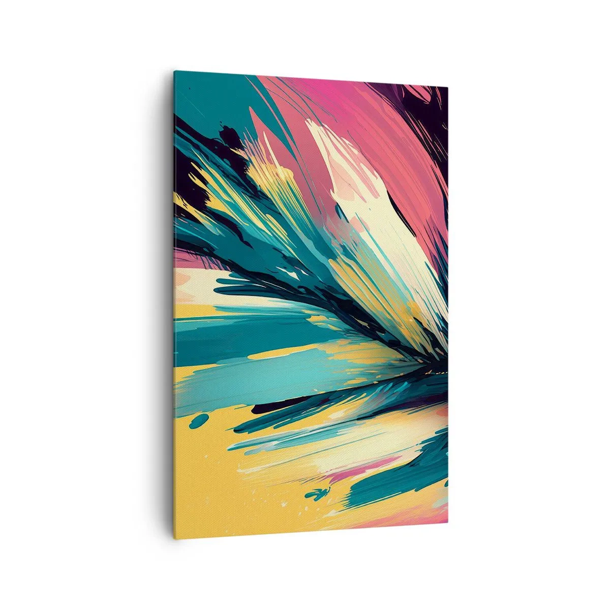 Tablou pe pânză - Compoziția - o explozie de bucurie - 80x120 cm
