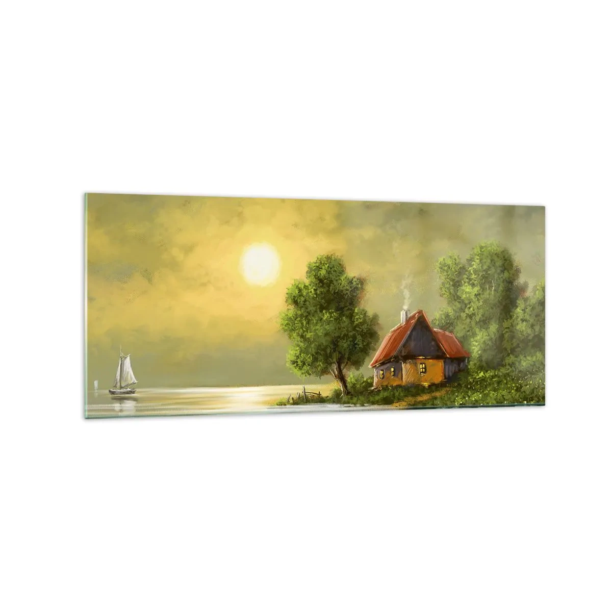 Tablou pe sticlă - Frumos, ca dintr-o imagine - 120x50 cm