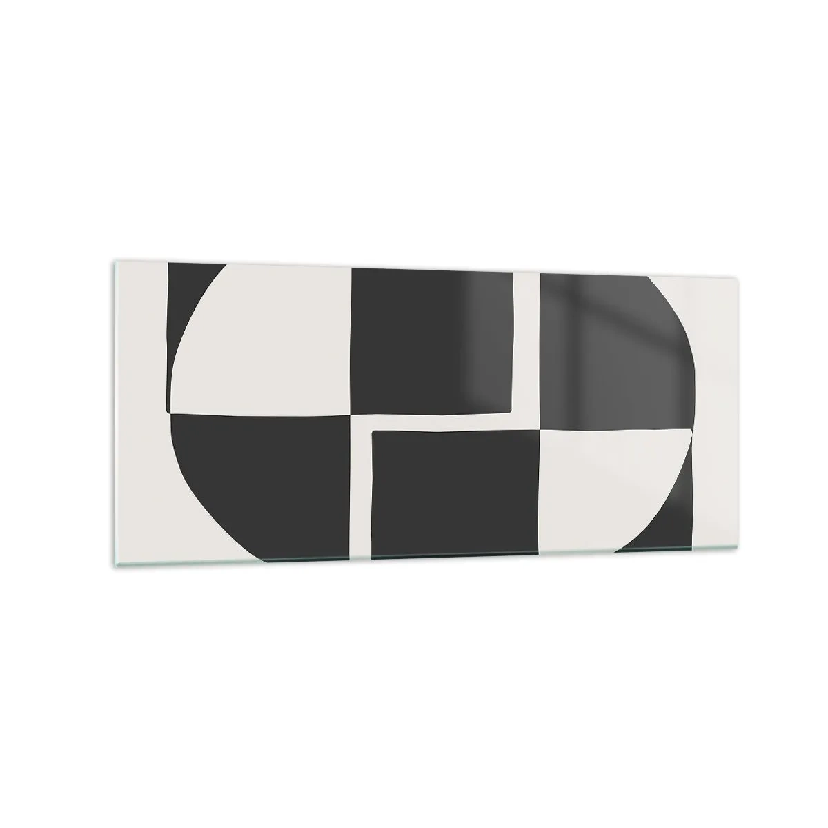 Tablou pe sticlă - Antiteză - sinteză - 120x50 cm