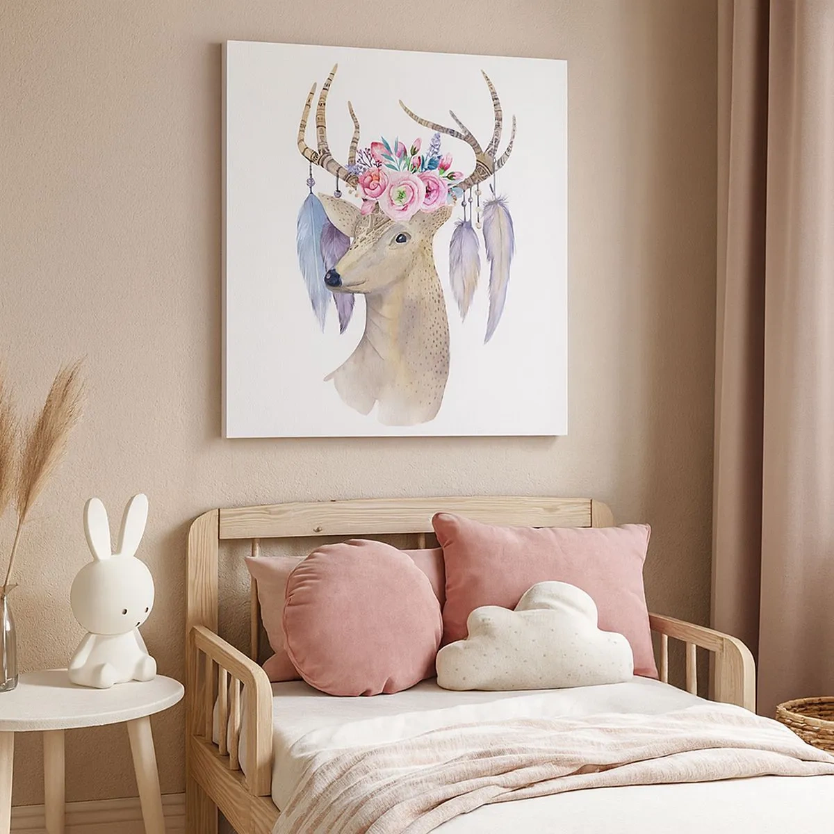 Tablou pe pânză - Ghidul sufletului - blând, inocent - 30x30 cm