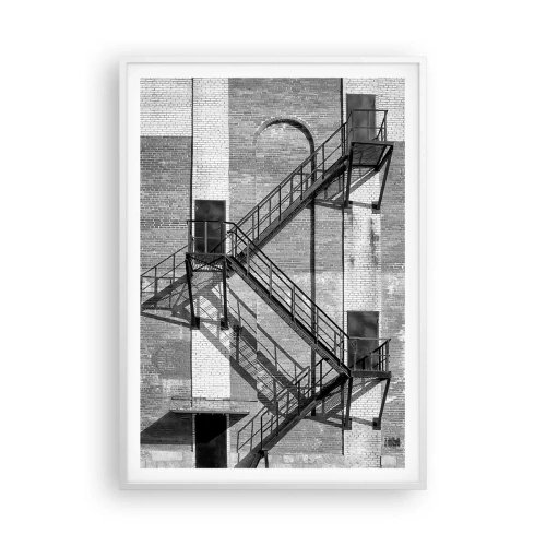 Poster în ramă albă - Stil industrial - 70x100 cm