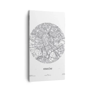 Tablou pe pânză - Anatomia Cracoviei - 45x80 cm