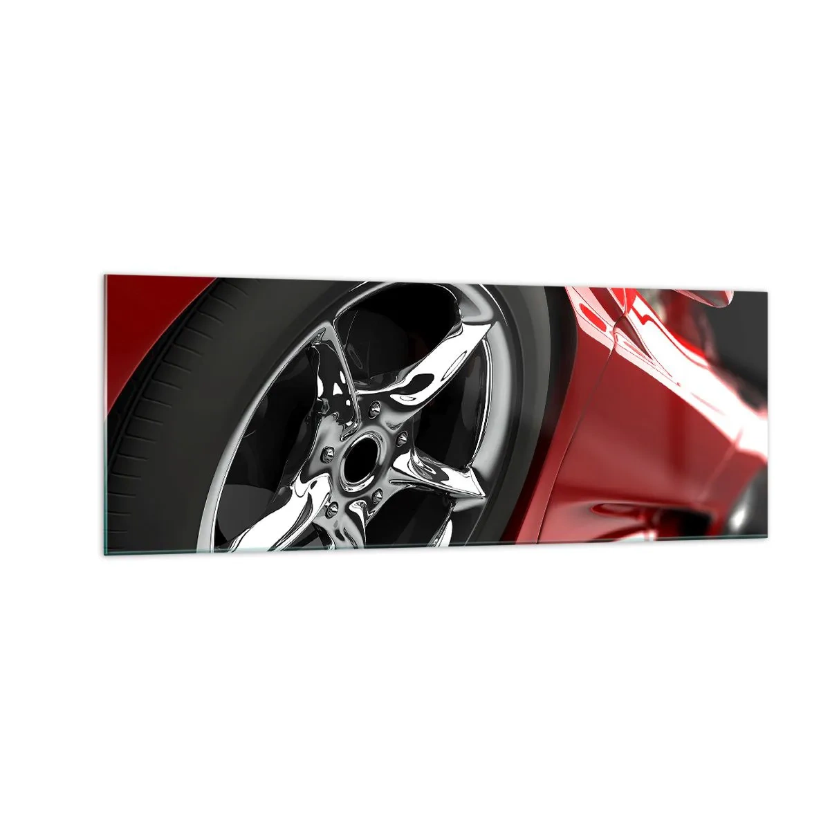 Tablou pe sticlă - Construit pentru viteză - 140x50 cm