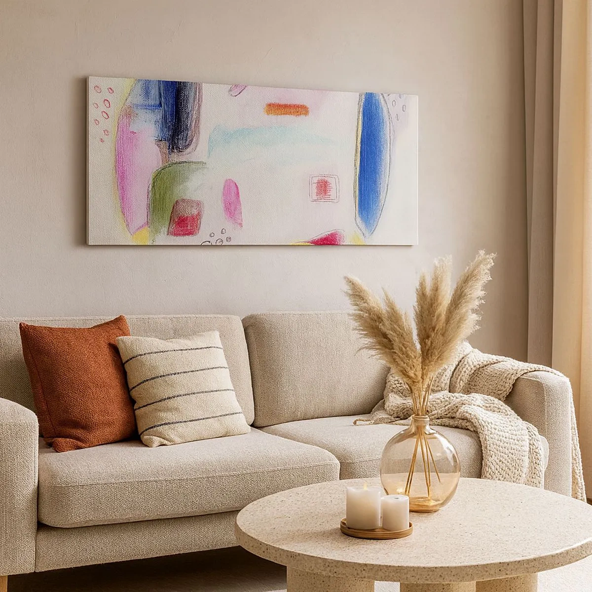 Tablou pe pânză - Mai mult convexă decât concavă sau plată - 100x40 cm