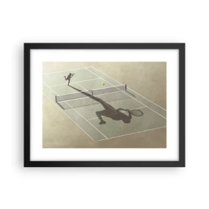 Poster în ramă neagră - Învinge-te pe tine însuți - 40x30 cm