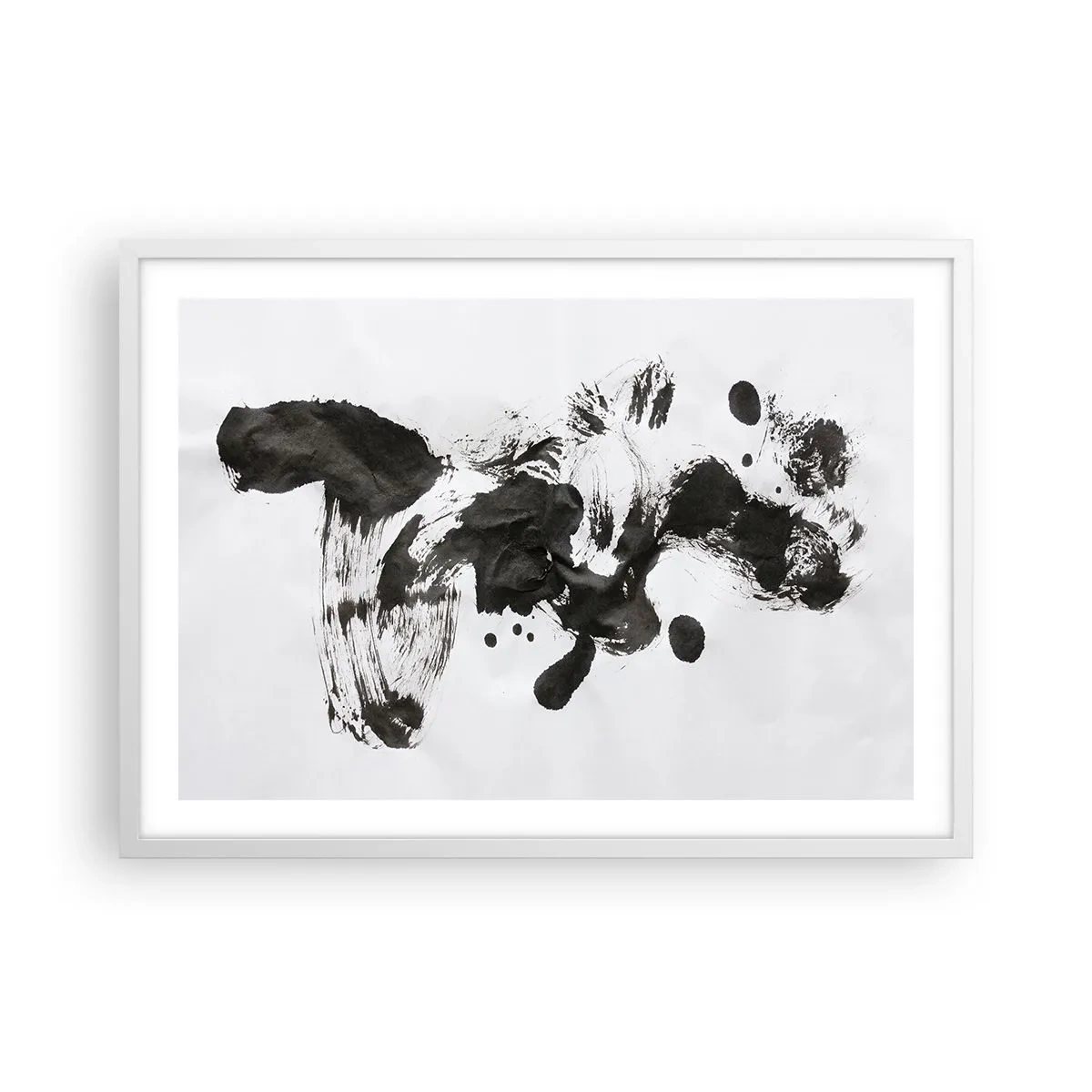 Poster în ramă albă - Metodă în nebunie? - 70x50 cm