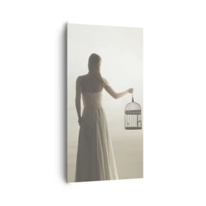 Tablou pe pânză - Fii liberă - 65x120 cm