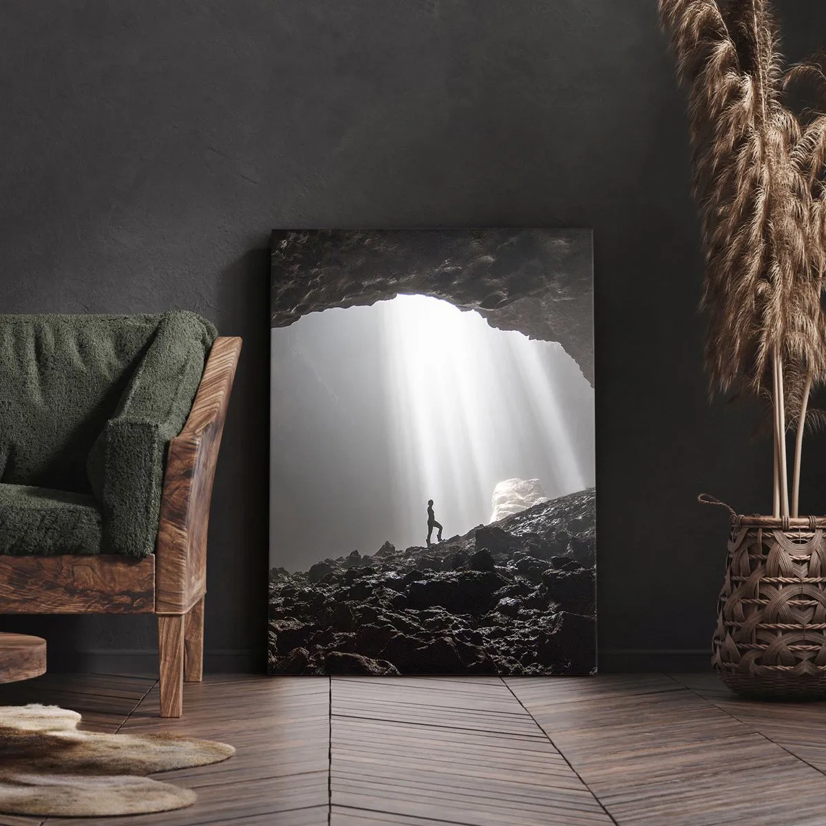 Tablou pe pânză - Grota luminoasă - 80x120 cm