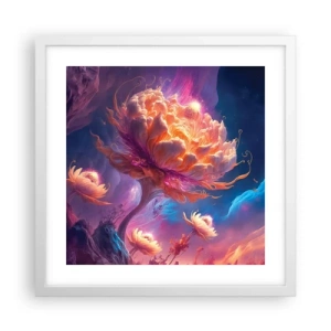 Poster în ramă albă - O altă lume - 40x40 cm