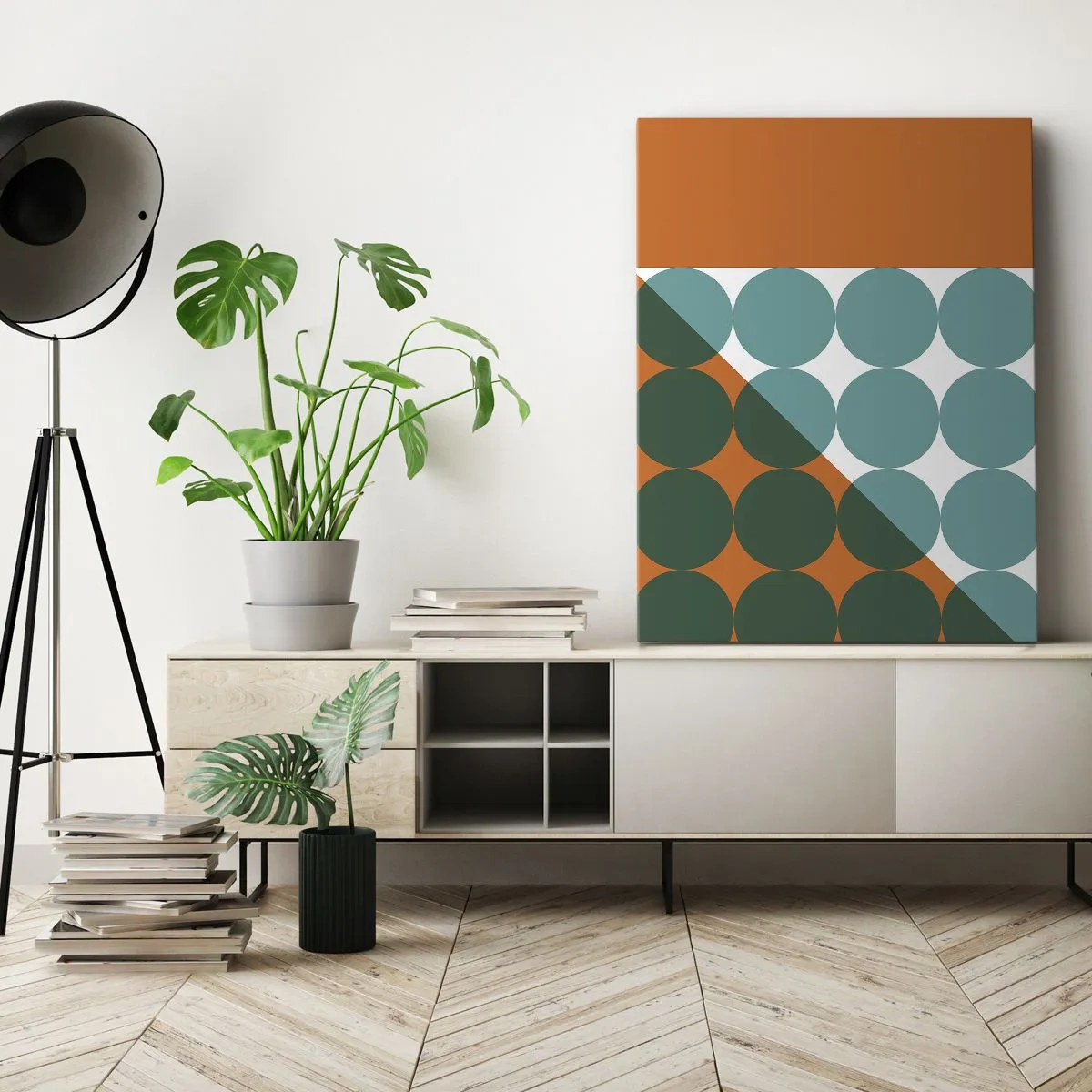 Tablou pe pânză - Sus și pe diagonală - 50x70 cm