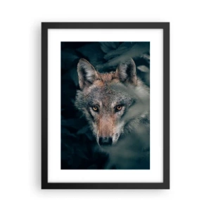 Poster în ramă neagră - Vânător - 30x40 cm