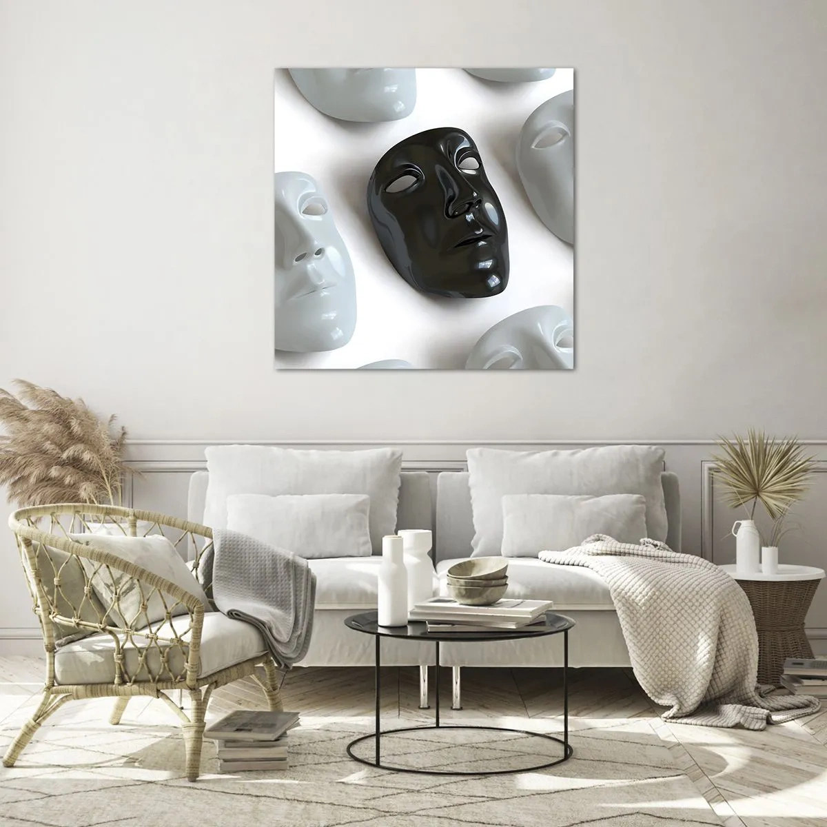 Tablou pe sticlă - Cum să ieșiți în evidență? - 40x40 cm