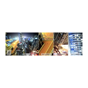 Mostră tapet autocolant Deluxe Sticker - Un miracol în deșert - Oraș, Dubai, Arhitectură - 100x30 cm