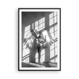 Poster în ramă neagră - Direct din cer - 61x91 cm