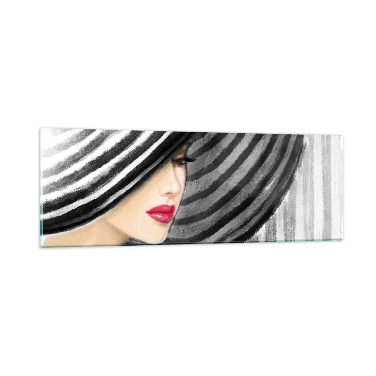 Tablou pe sticlă - Unde te pot găsi? - 90x30 cm