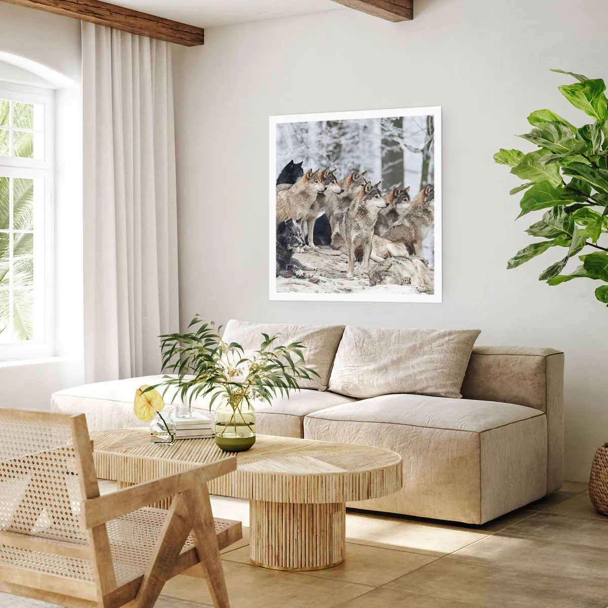 Poster - Familie și prieteni - 60x60 cm