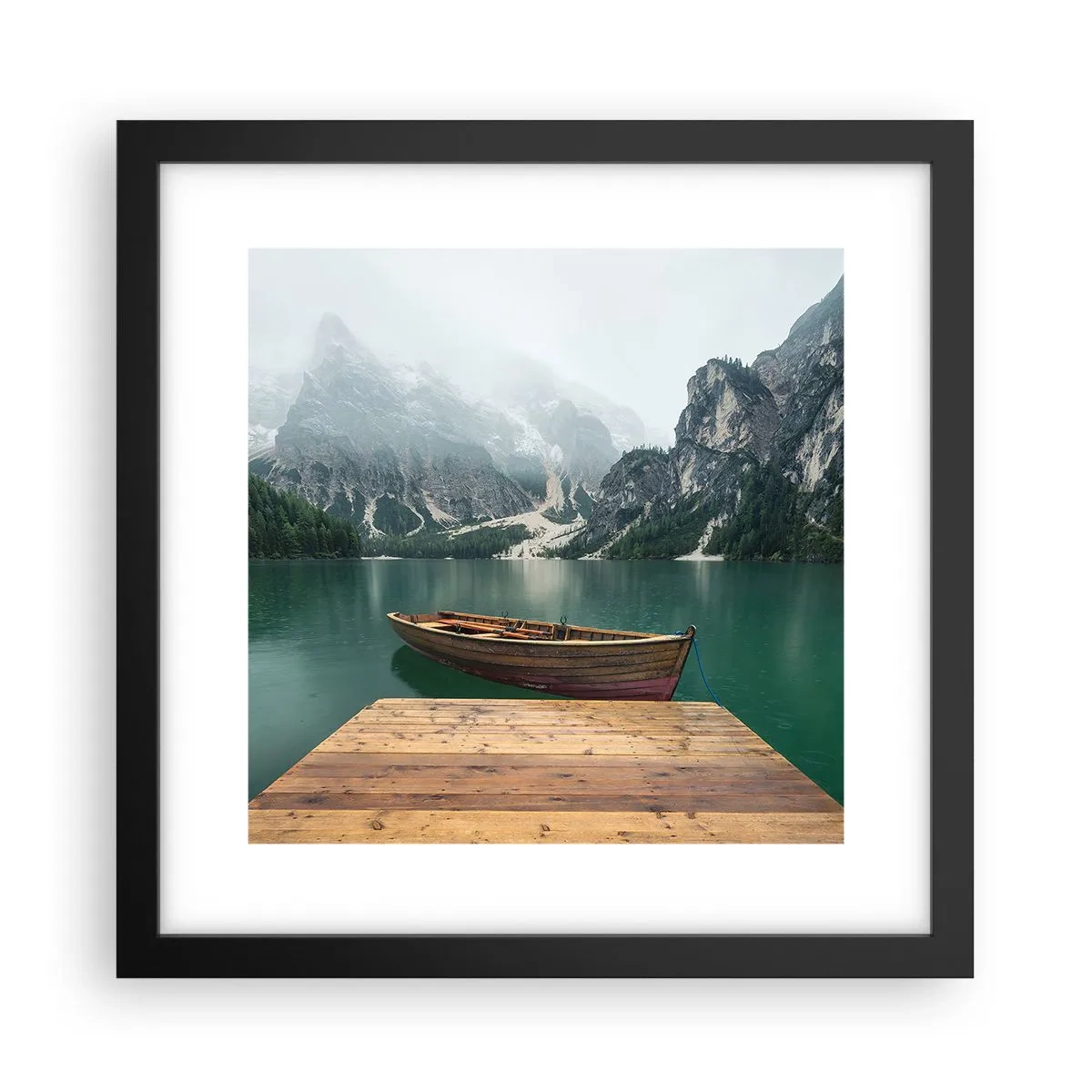 Poster în ramă neagră - Și frunțile mândre - 30x30 cm