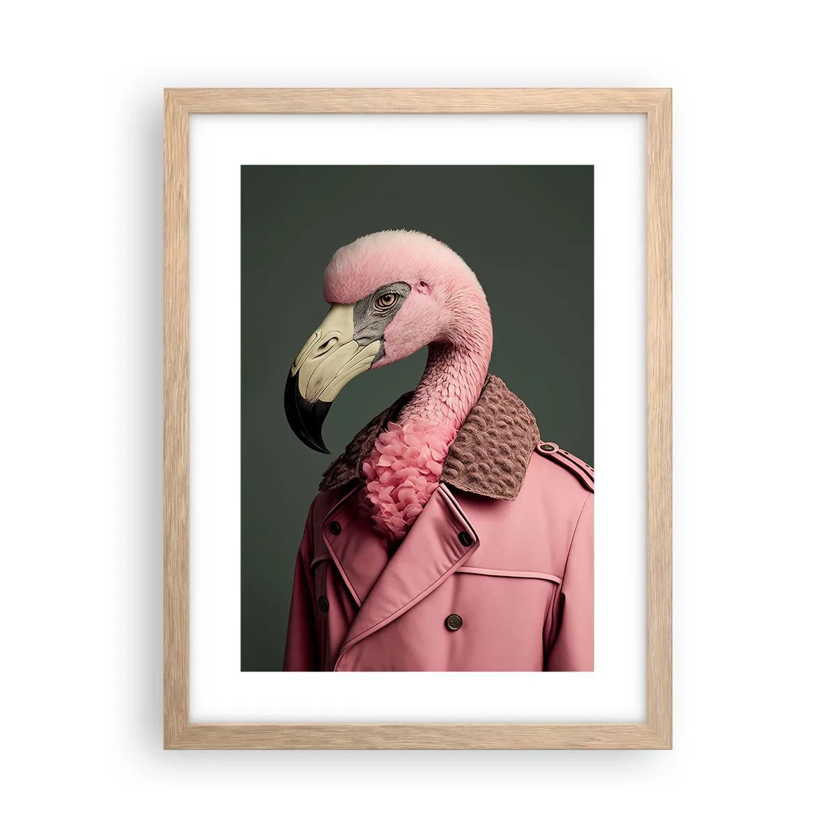 Poster în ramă de stejar deschis - Cu adevărat elegant - 30x40 cm