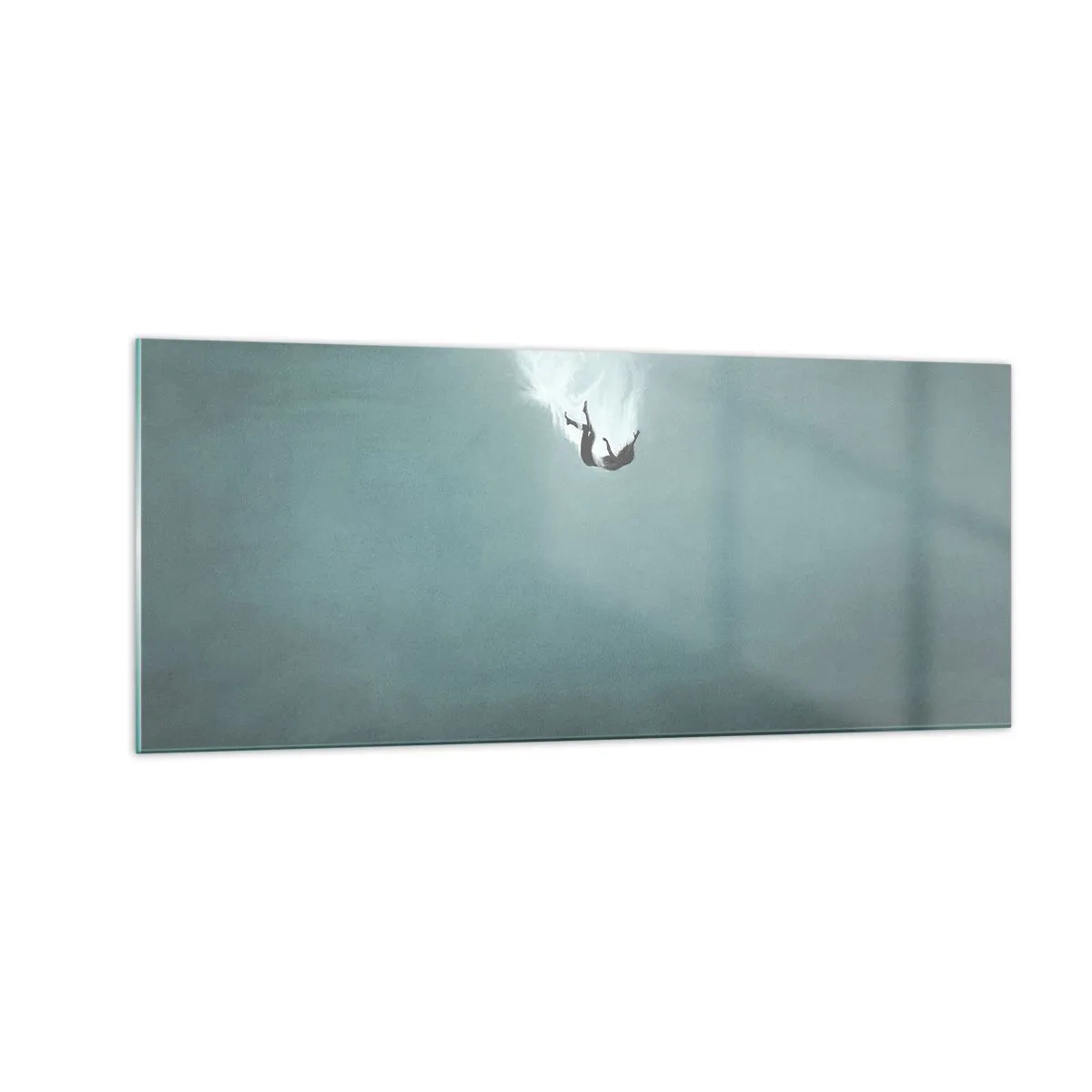 Tablou pe sticlă - În îmbrățișarea oceanului - 100x40 cm