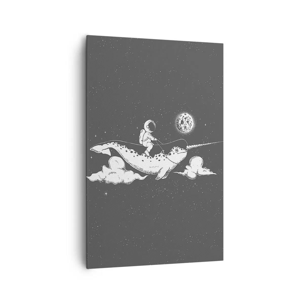 Tablou pe pânză - Cavalerul Spațial - 80x120 cm