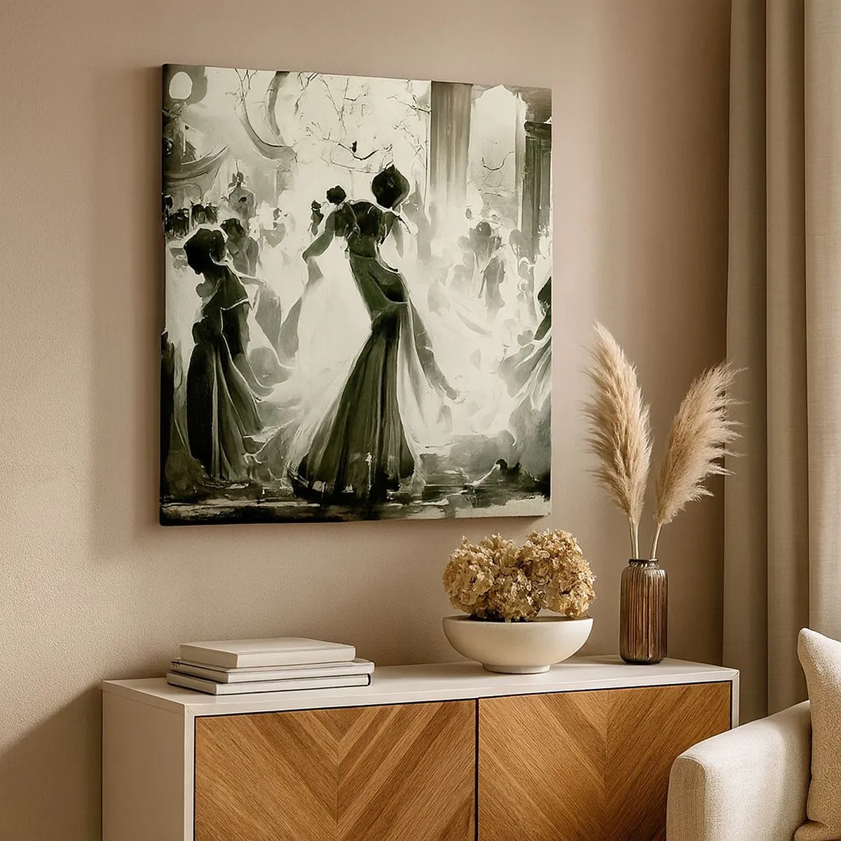 Tablou pe pânză - Marea mascaradă - 30x30 cm