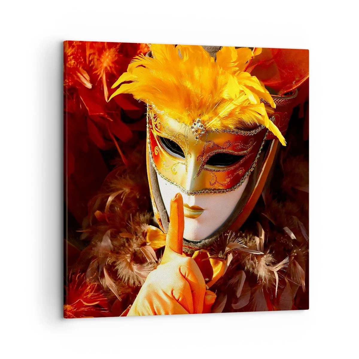 Tablou pe pânză - Misterul face parte din joc - 50x50 cm