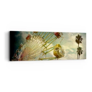 Tablou pe pânză - Hai la distracție… - 90x30 cm