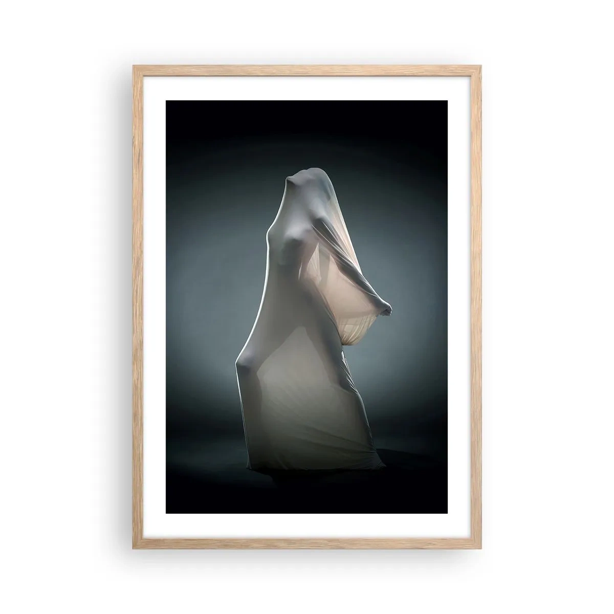 Poster în ramă de stejar deschis - Dorințe ascunse - 50x70 cm