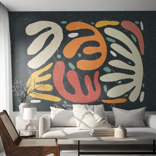 Tapet Premium Canvas - Compoziție - te-am prins - Boho, Minimalism, În vârstă - 100x70 cm