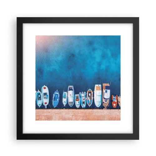 Poster în ramă neagră - Aliniere - 30x30 cm