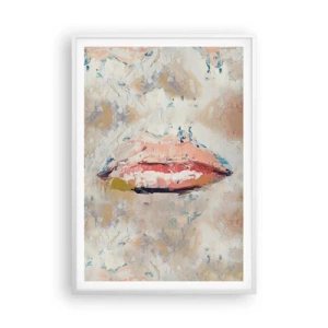 Poster în ramă albă - Trezește simțurile - 70x100 cm