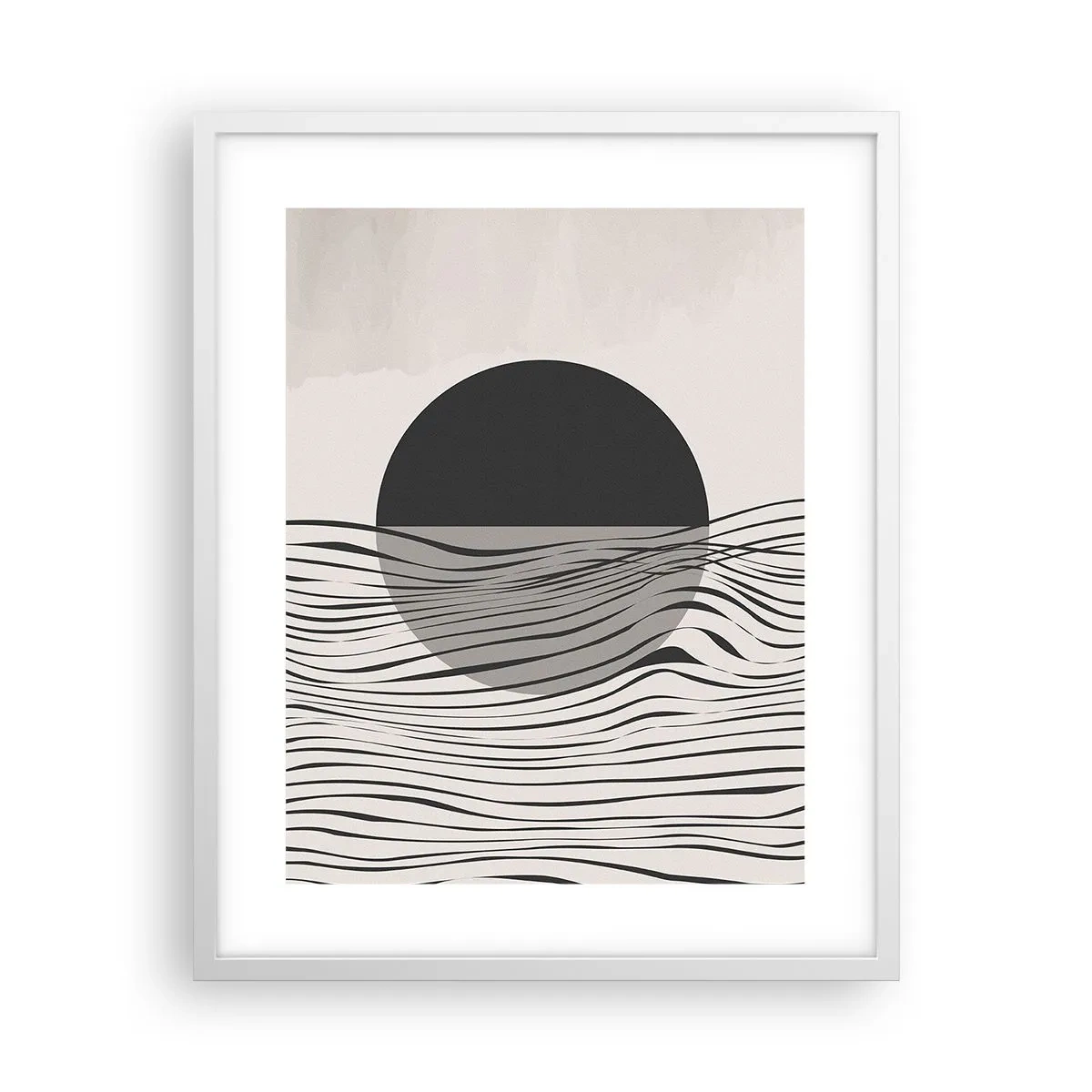 Poster în ramă albă - Semicompunere - 40x50 cm