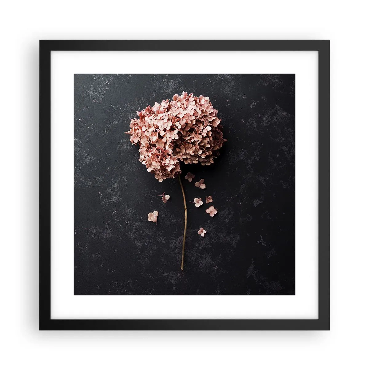 Poster în ramă neagră - Un semn cu adevărat romantic - 40x40 cm