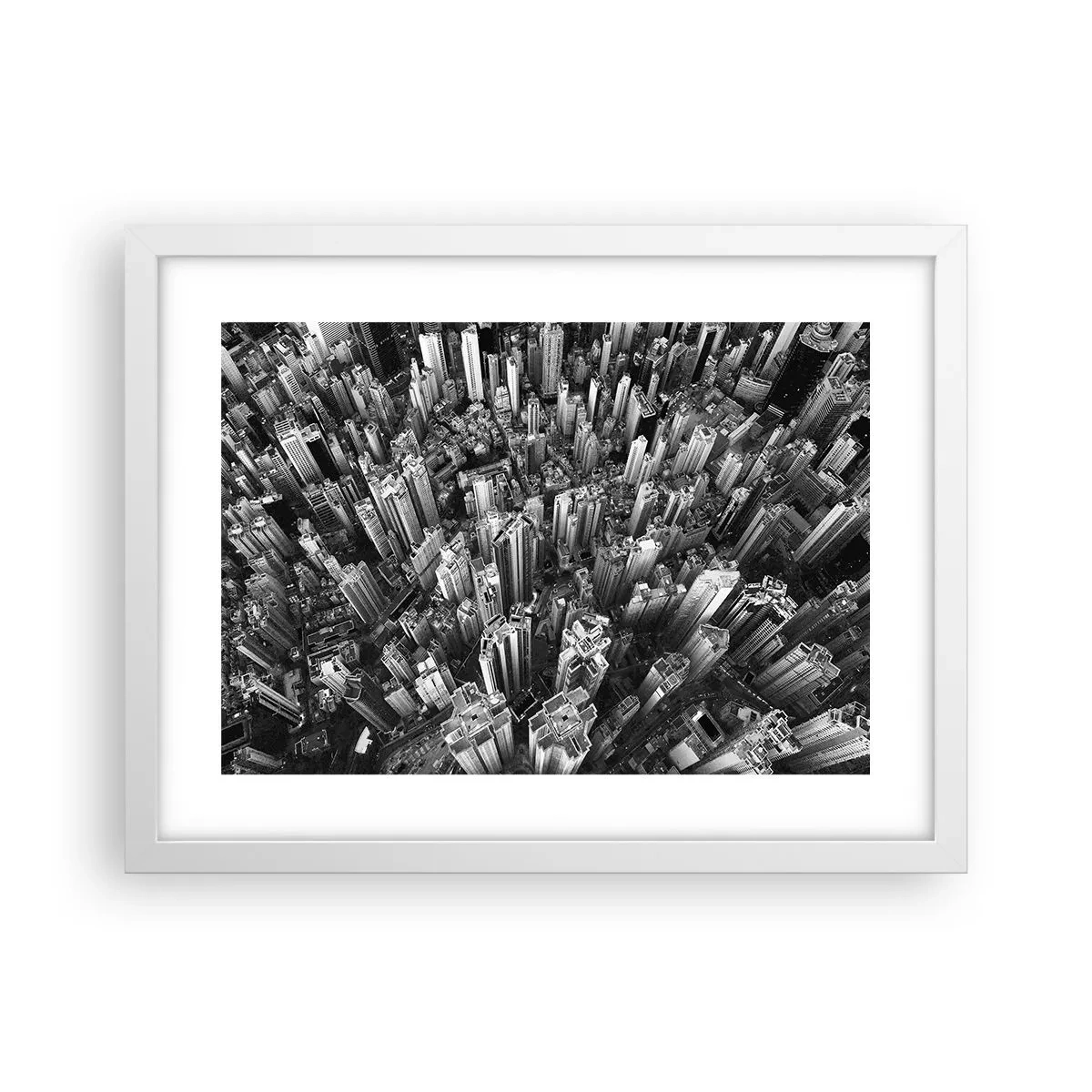 Poster în ramă albă - Din ce în ce mai sus - 40x30 cm
