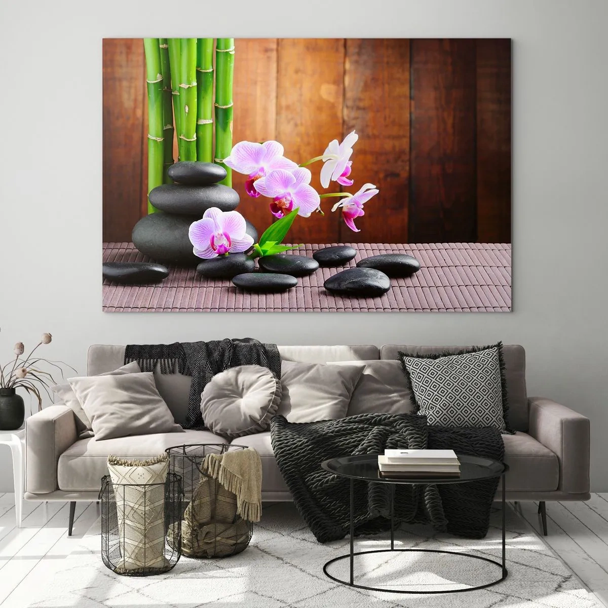 Tablou pe sticlă - Experimentați deliciile Orientului - 120x80 cm