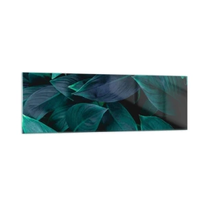 Tablou pe sticlă - Verdeața în sine - 160x50 cm