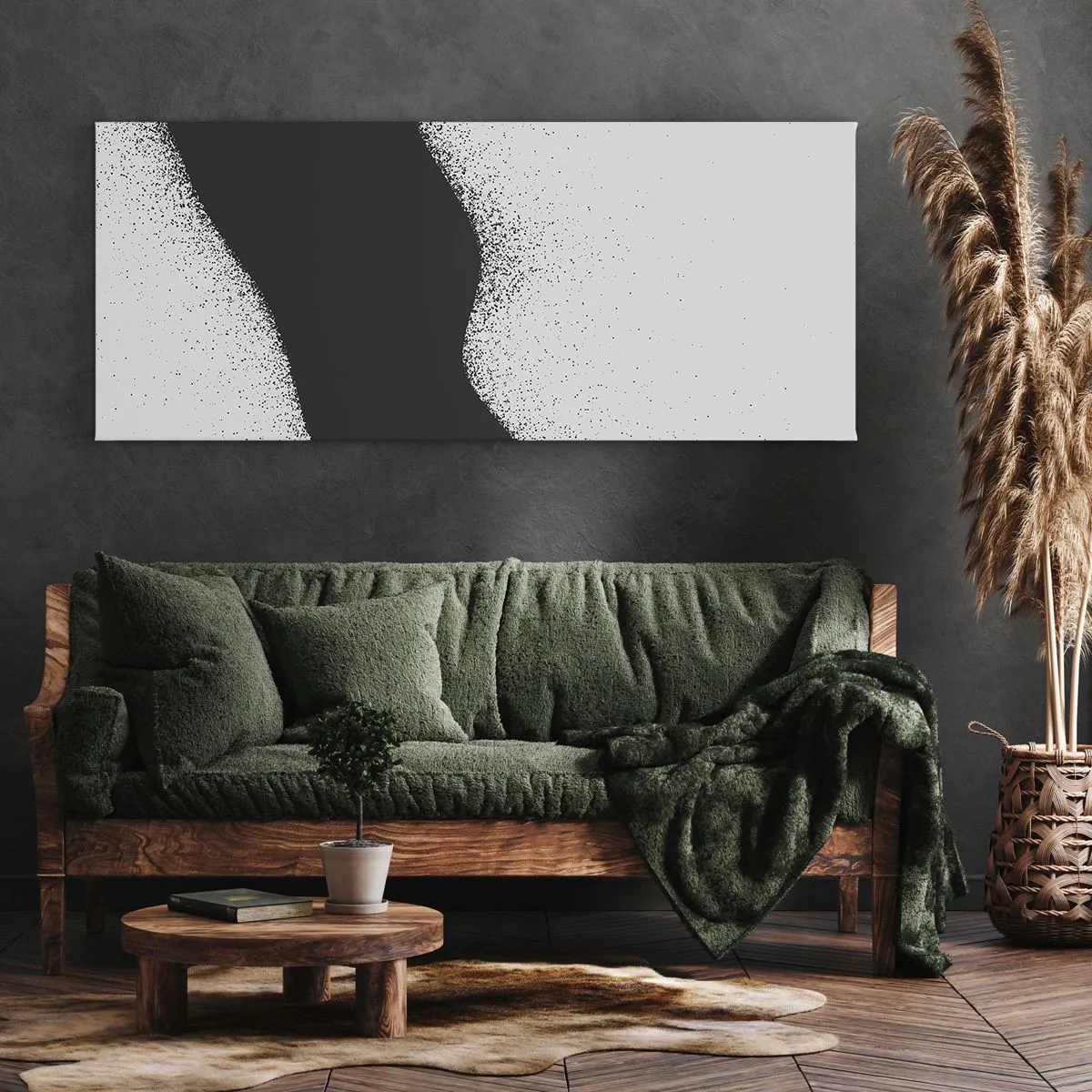 Tablou pe pânză - Echilibru lichid - 100x40 cm